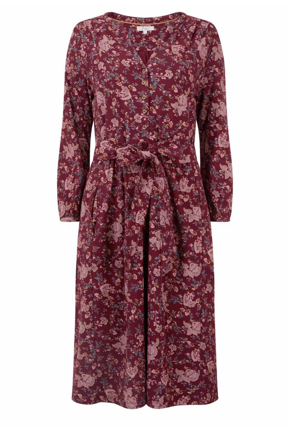 ROXANNA DRESS | COL=WINDSOR WINE