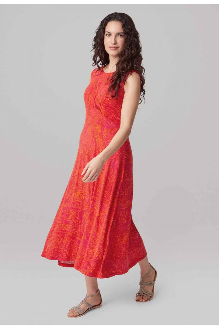 ROXY DRESS RIVER PRINT | COL=PINK