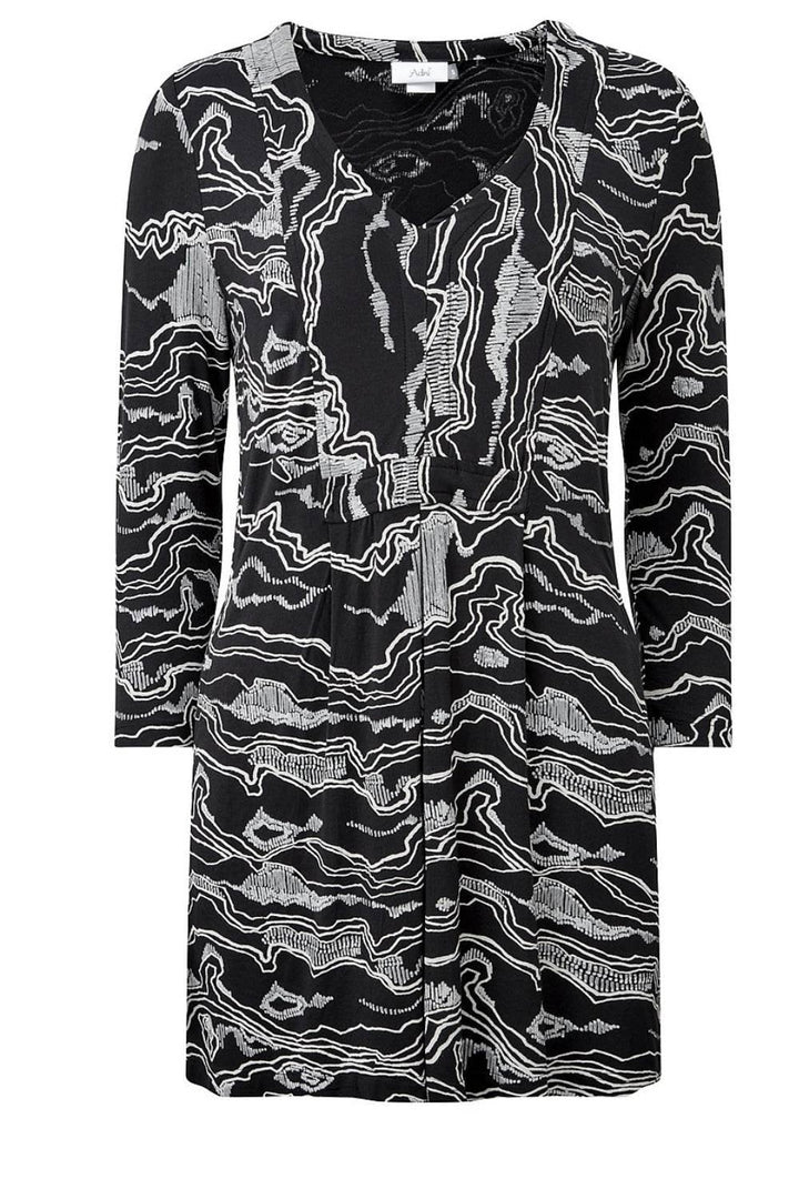 RUTH TUNIC MURAKAMI PRINT | COL=BLACK