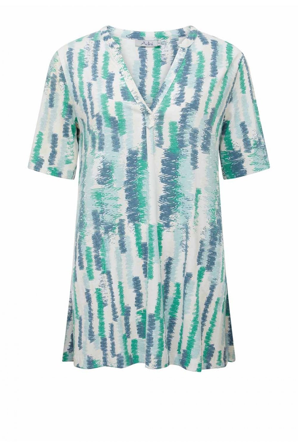 RYLEE ZIG ZAG TUNIC | COL=MULTI