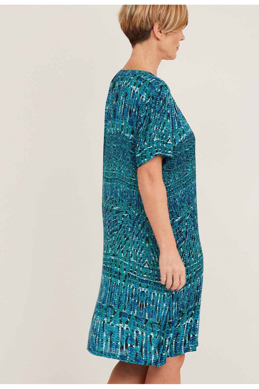 SALOMAN DRESS | COL=PEACOCK