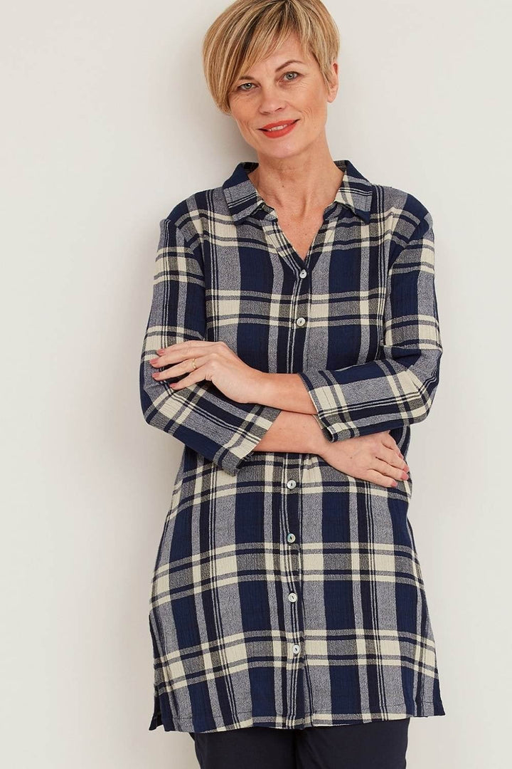 SELENA TUNIC | COL=NAVY