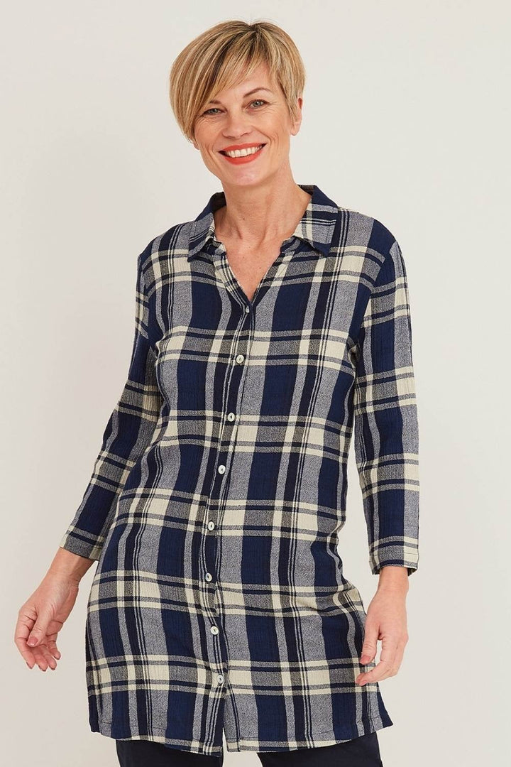 SELENA TUNIC | COL=NAVY