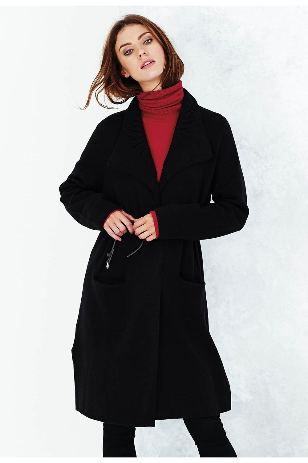 SHERIE CARDIGAN LUSSARI KNIT | COL=BLACK