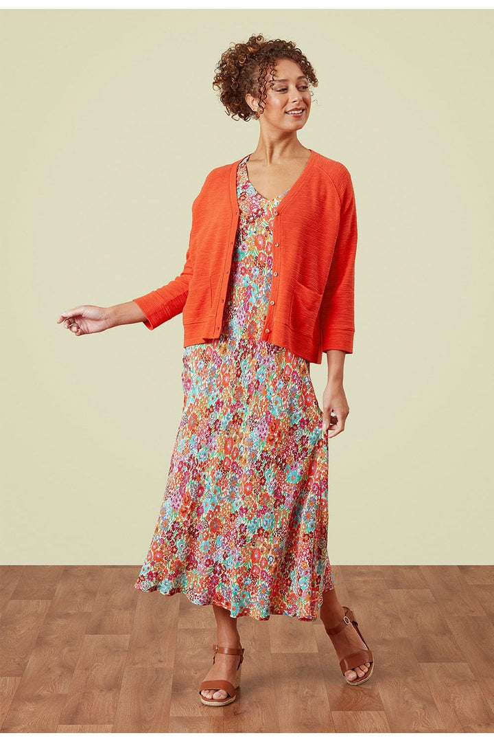 SHUSHMA CARDIGAN | COL=RED ORANGE