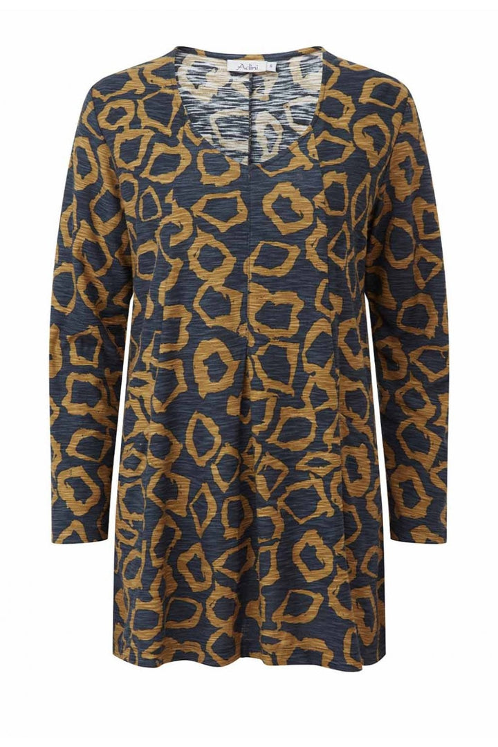 SIRENA TUNIC SOLACE PRINT | COL=NAVY