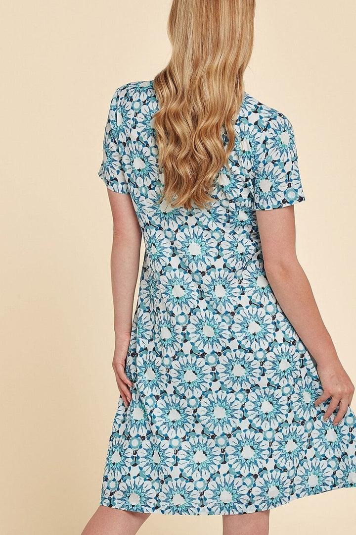 SOFIA DRESS MAISIE PRINT | COL=GLASS BLUE