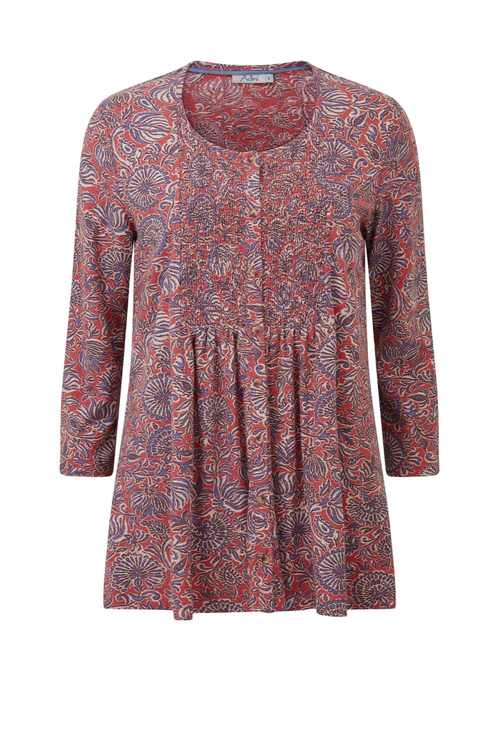 SOLICE TUNIC HONEYSUCKLE PRINT | COL=SPICED RED