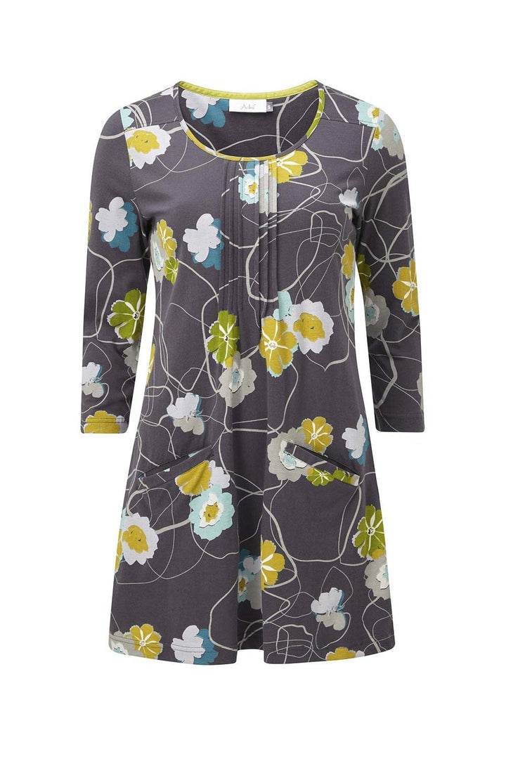 SONIA TUNIC BELLEFLOWER PRINT | COL=SCANDI GREY