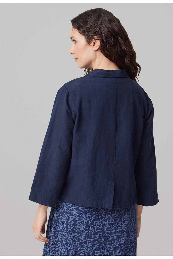 SOPHIA  LINEN JACKET | COL=NAVY