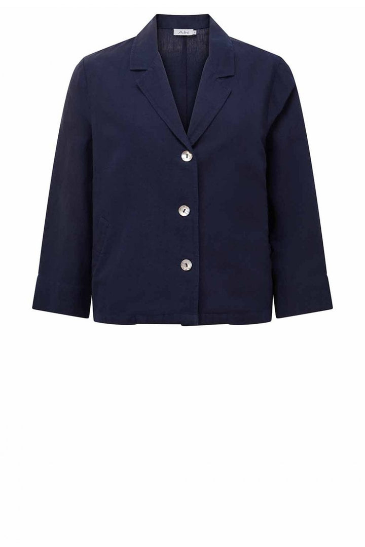 SOPHIA  LINEN JACKET | COL=NAVY
