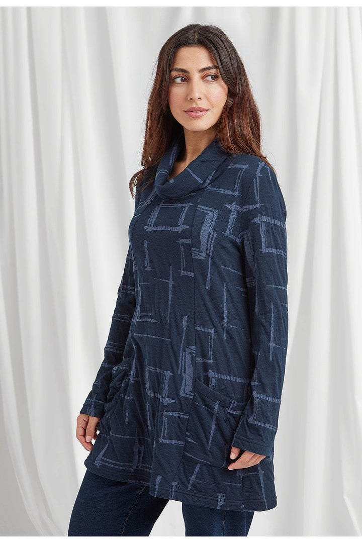 SURI TUNIC | COL=BLUE MIX