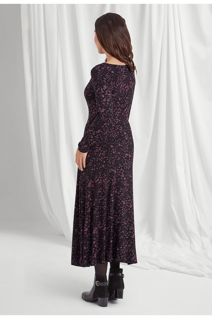 TALIA DRESS ANIKA PRINT | COL=BLACK