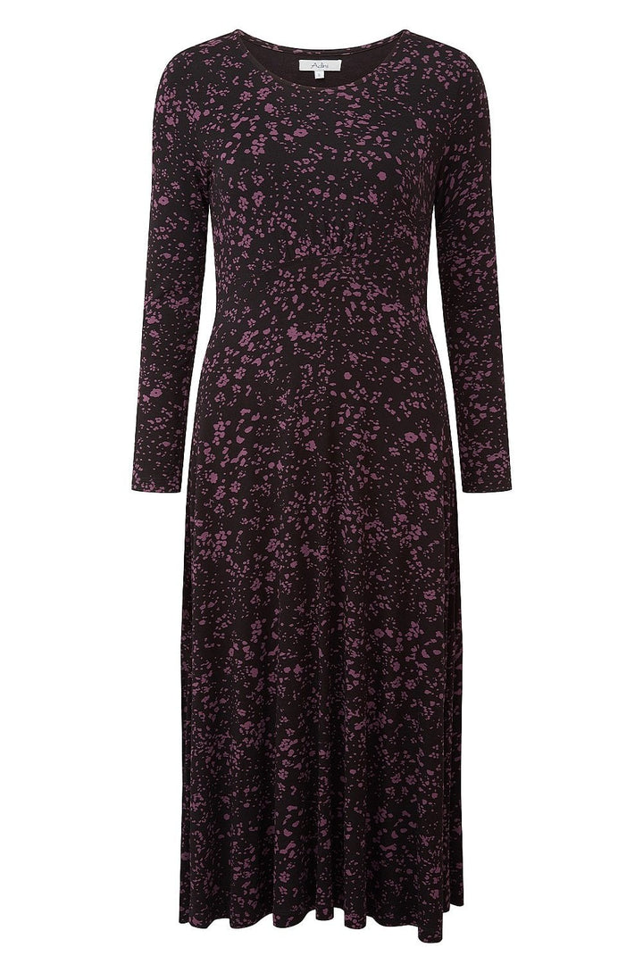 TALIA DRESS ANIKA PRINT | COL=BLACK