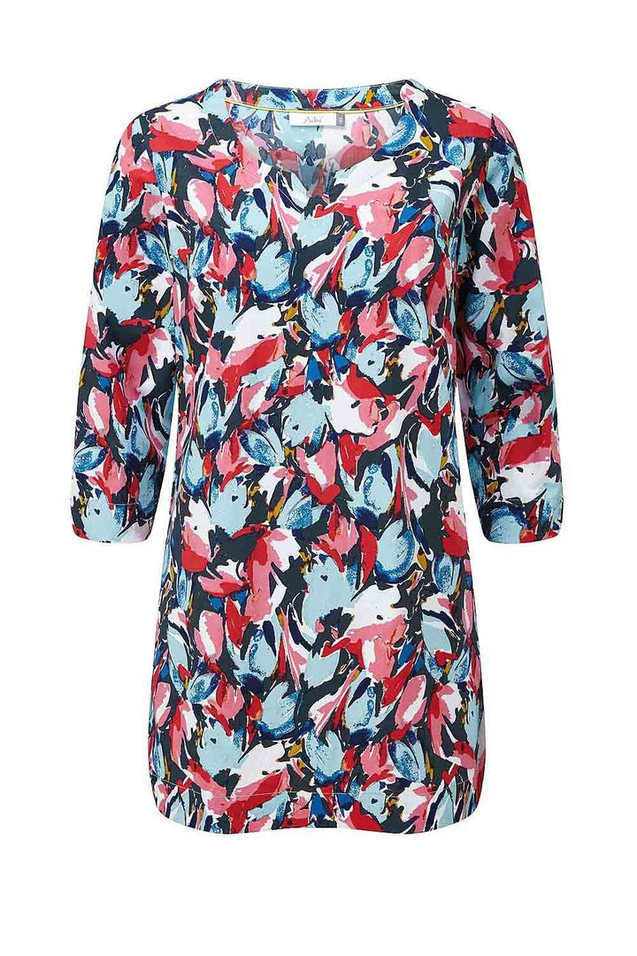 TANYA TUNIC LAYLA PRINT | COL=RIVIERA BLUE