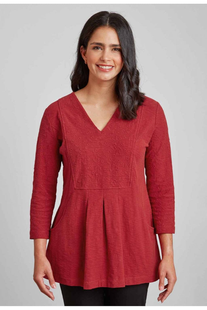 TASHI TUNIC | COL=CHILLI