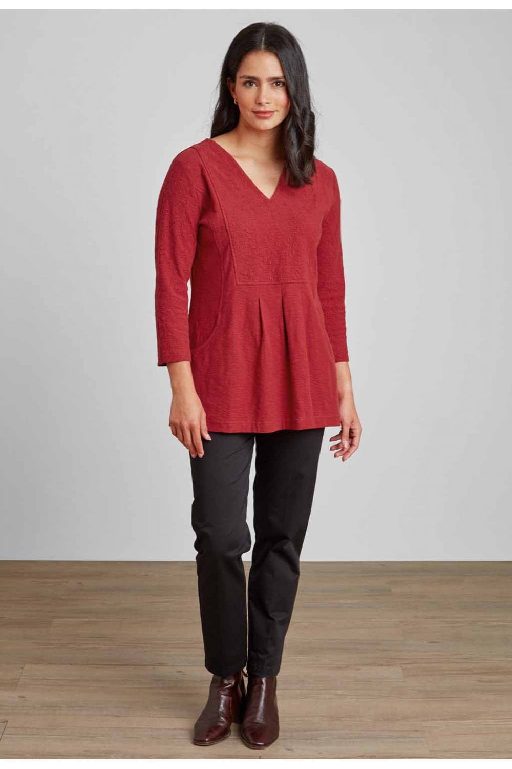 TASHI TUNIC | COL=CHILLI