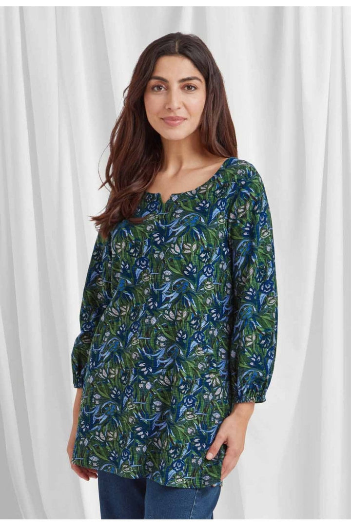 THEA TUNIC CROCUS PRINT | COL=MULTI