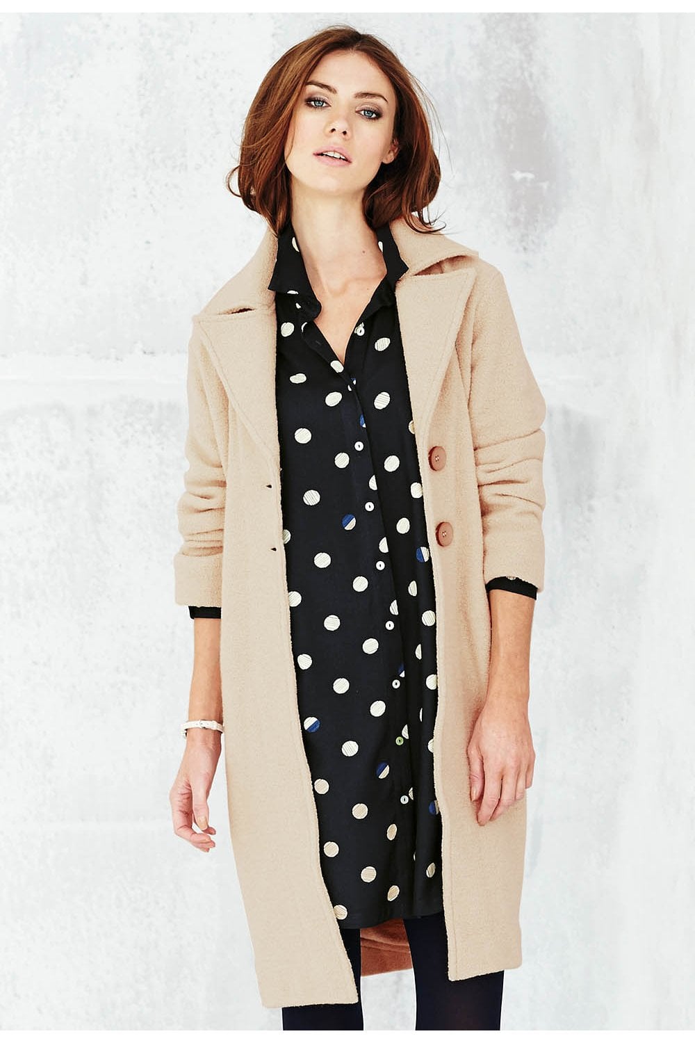 TINA SHIRT SOLAR SPOT PRINT | COL=FRENCH NAVY
