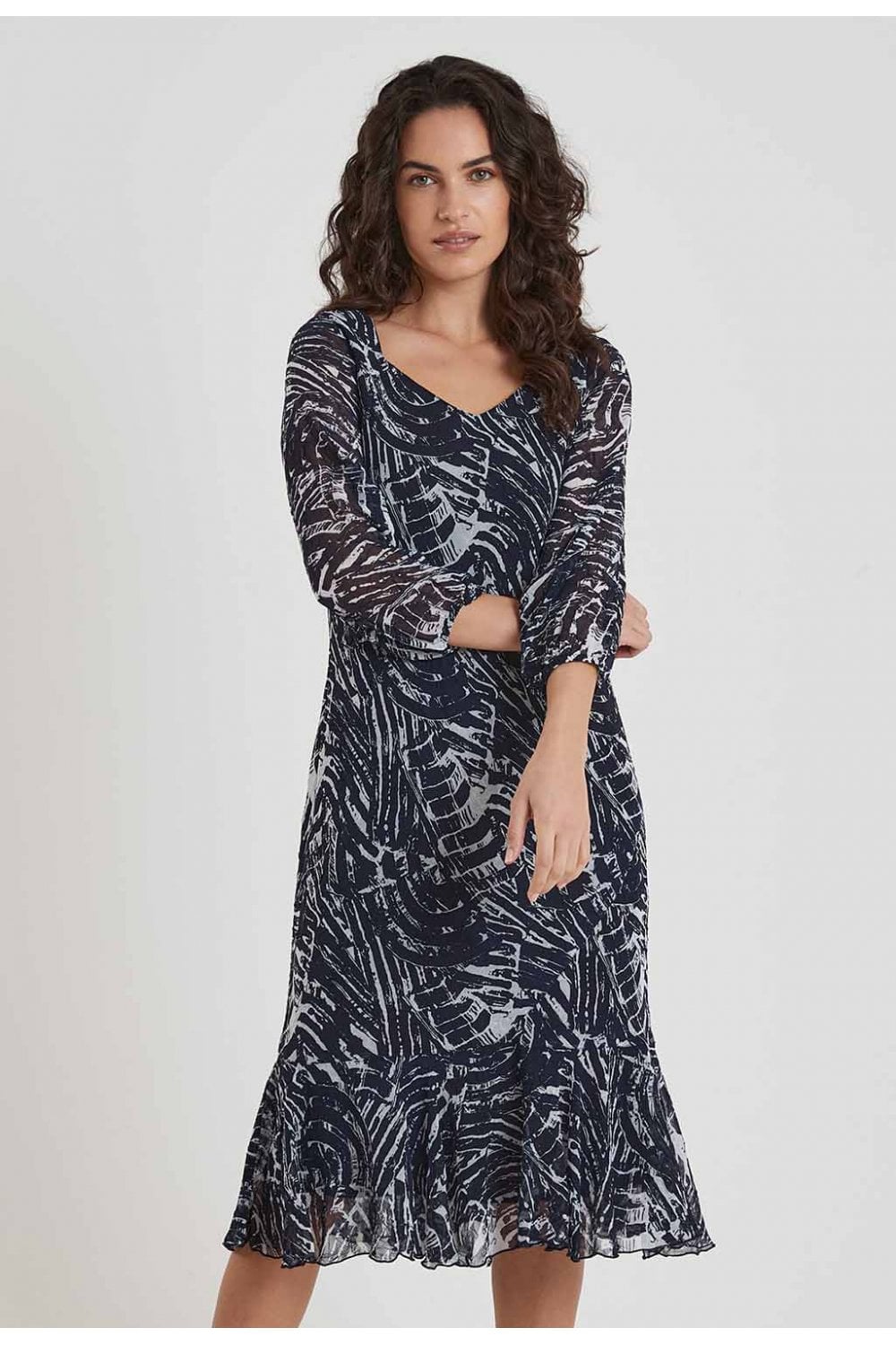 TORI DRESS | COL=NAVY