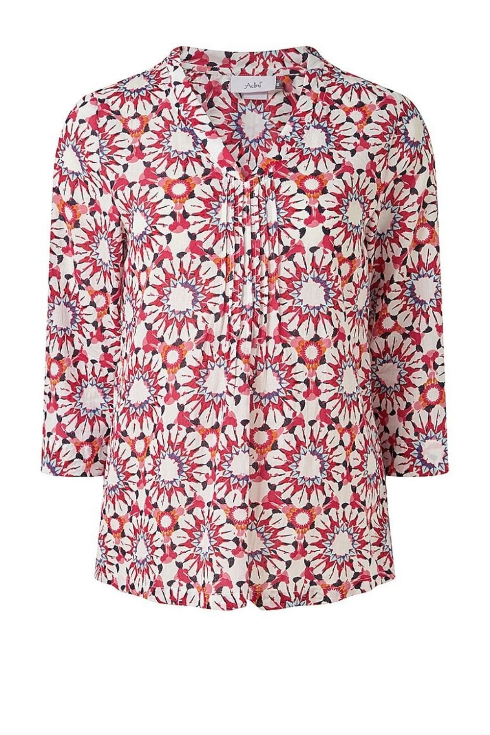 UMA BLOUSE MAISIE PRINT | COL=RED CLAY