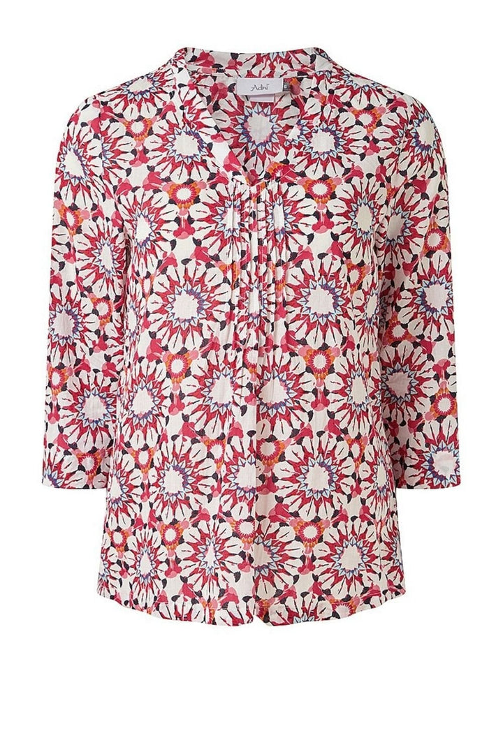 UMA BLOUSE MAISIE PRINT | COL=RED CLAY