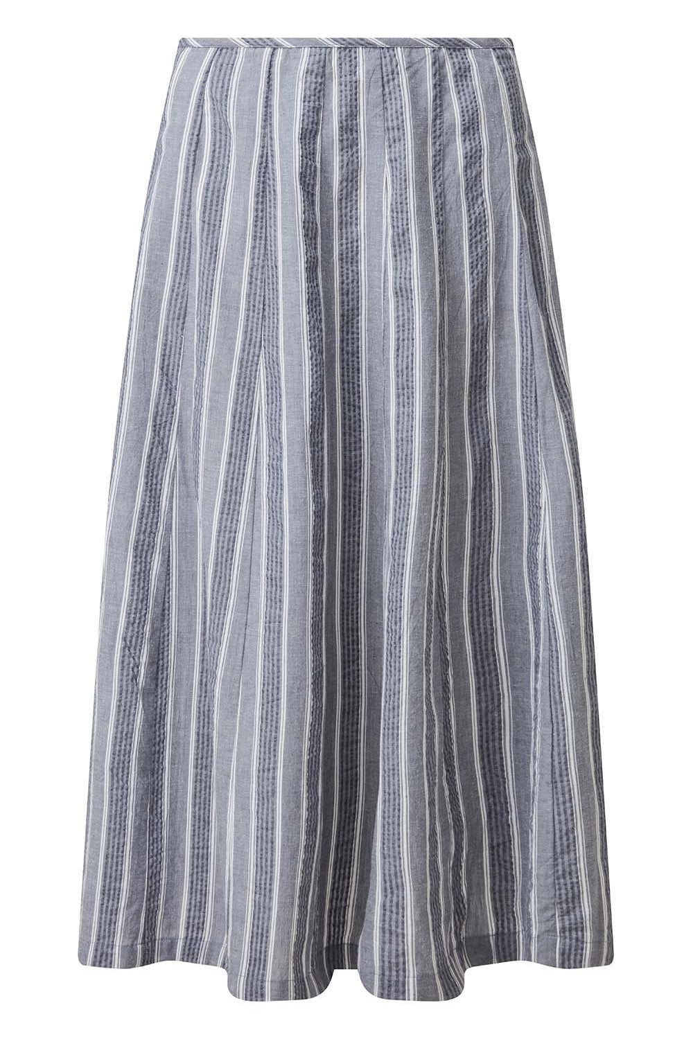VICTORIA SKIRT DACOTA STRIPE | COL=DENIM