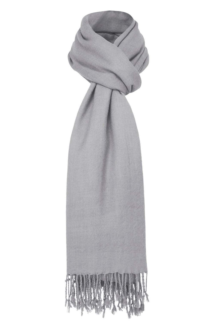 WOOL SHAWL | COL=SILVER