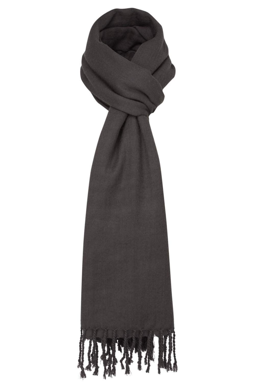WOOL SHAWL | COL=CHARCOAL