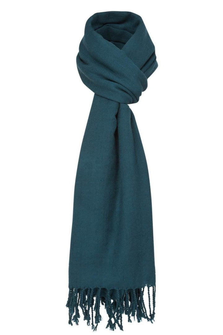 WOOL SHAWL | COL=TEAL