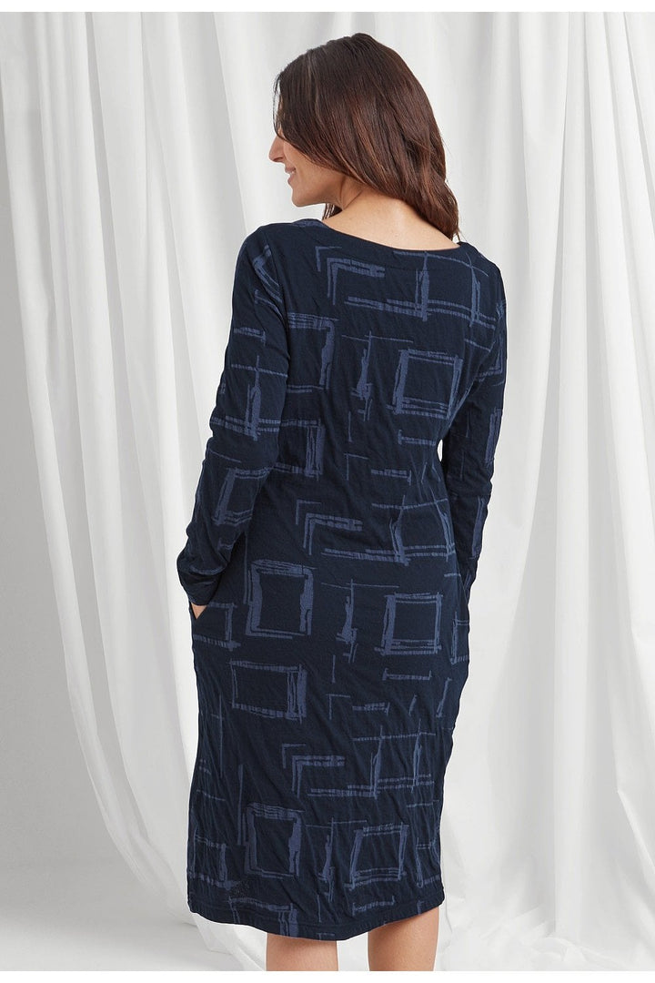 YARA DRESS | COL=BLUE MIX