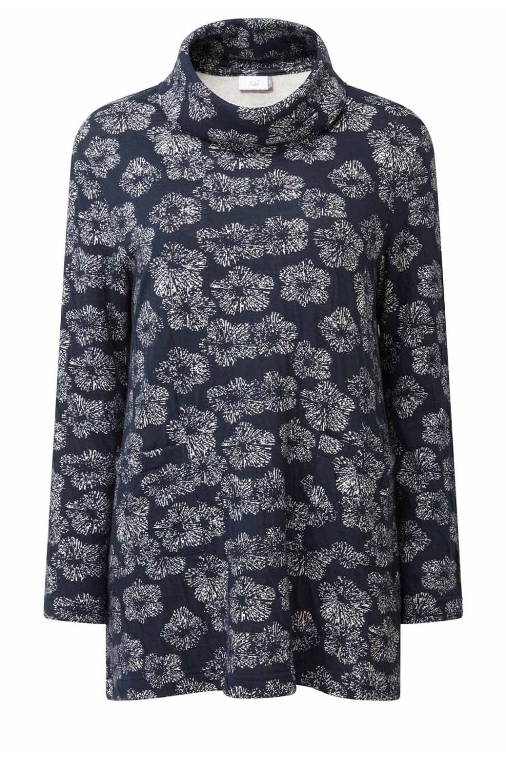 YASMIN TUNIC | COL=NAVY