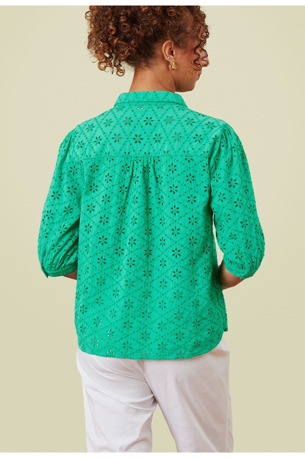 YUZENA EMBR TOP | COL=SIMPLY GREEN