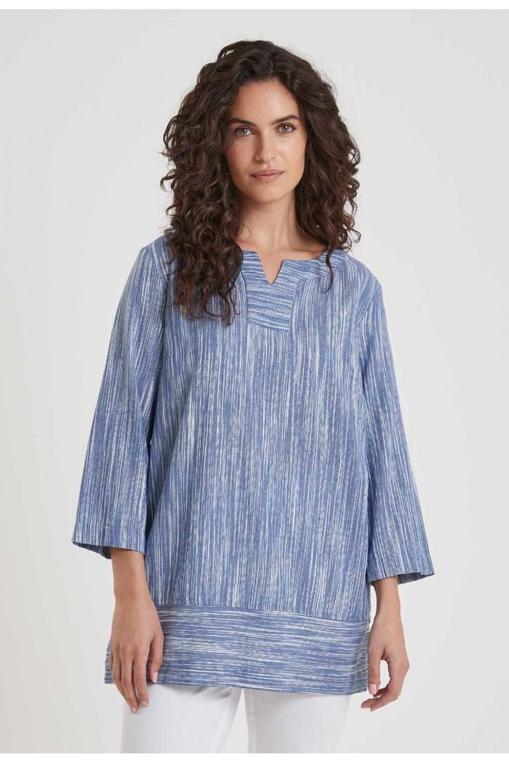 ZOE TUNIC | COL=BLUE