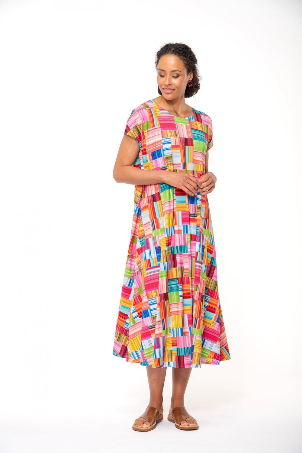 AMANDA PLEASURE DRESS | COL=MULTI