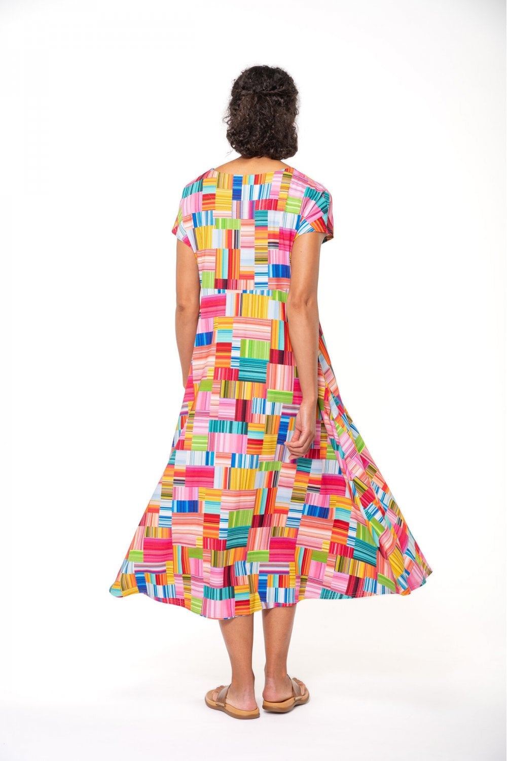 AMANDA PLEASURE DRESS | COL=MULTI