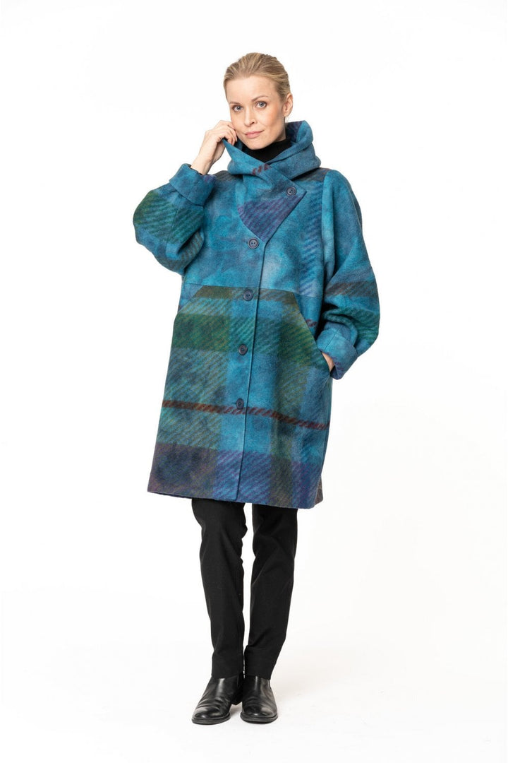 ELEONORA BOILED WOOL COAT | COL=MULTI