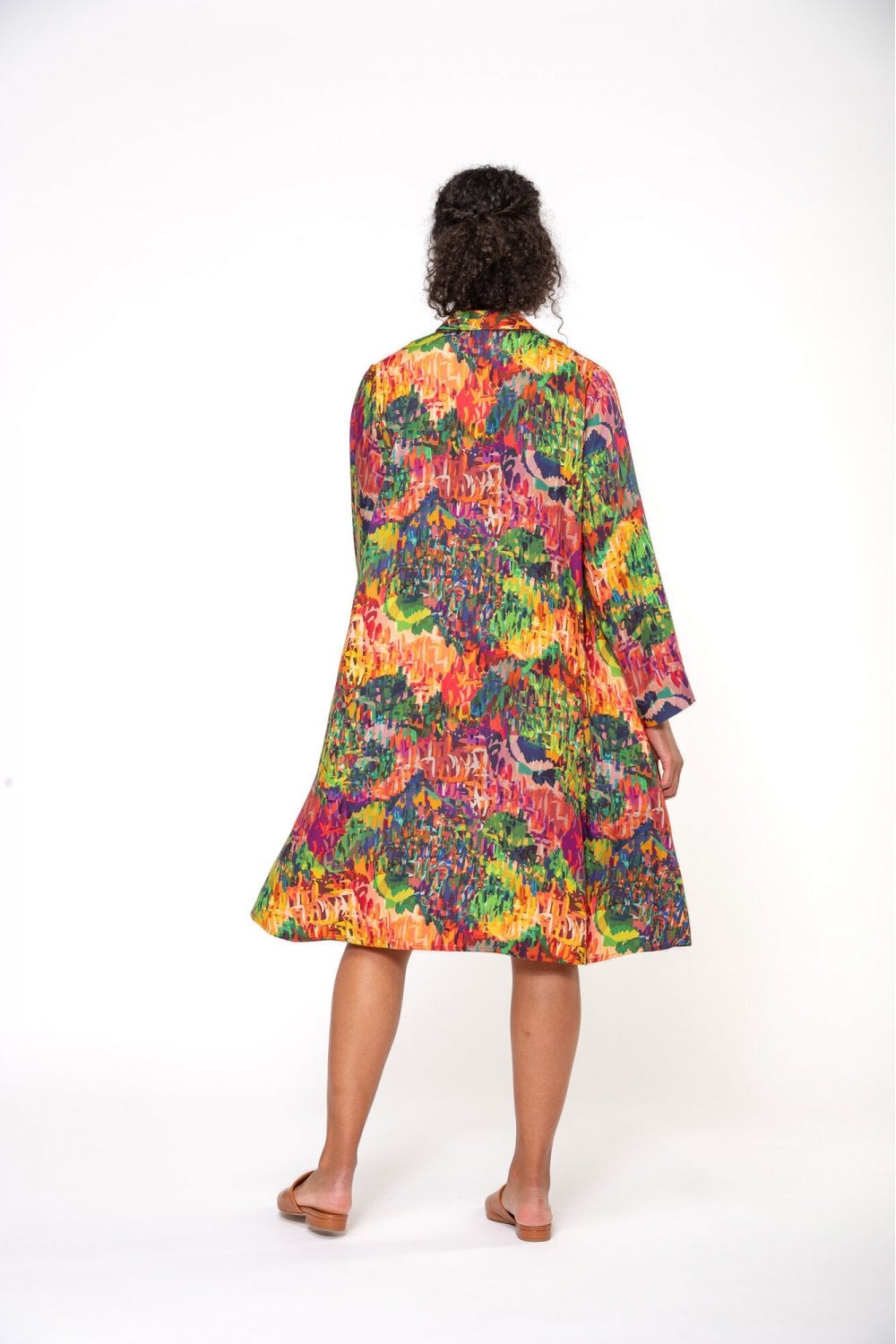 NIKKI BOBOL SHIRTI DRESS | COL=MULTI