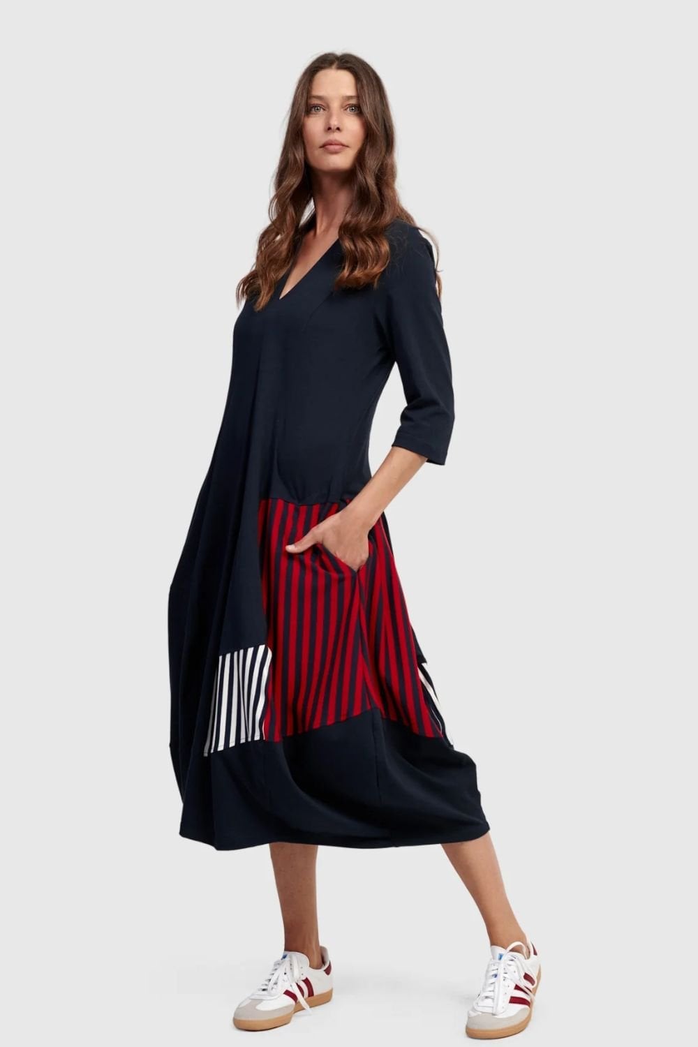 ALYSSA COCCON DRESS | COL=MIX
