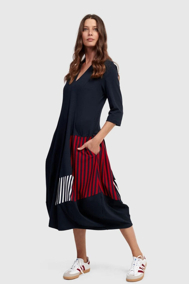 ALYSSA COCCON DRESS | COL=MIX