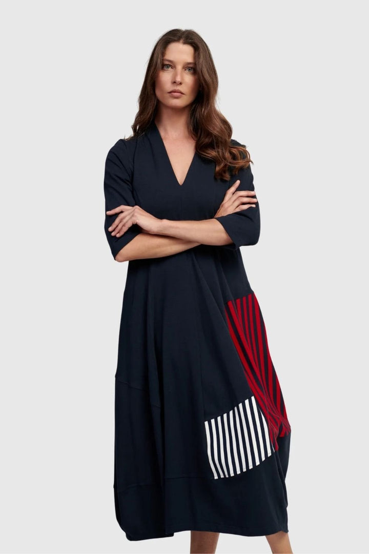 ALYSSA COCCON DRESS | COL=MIX