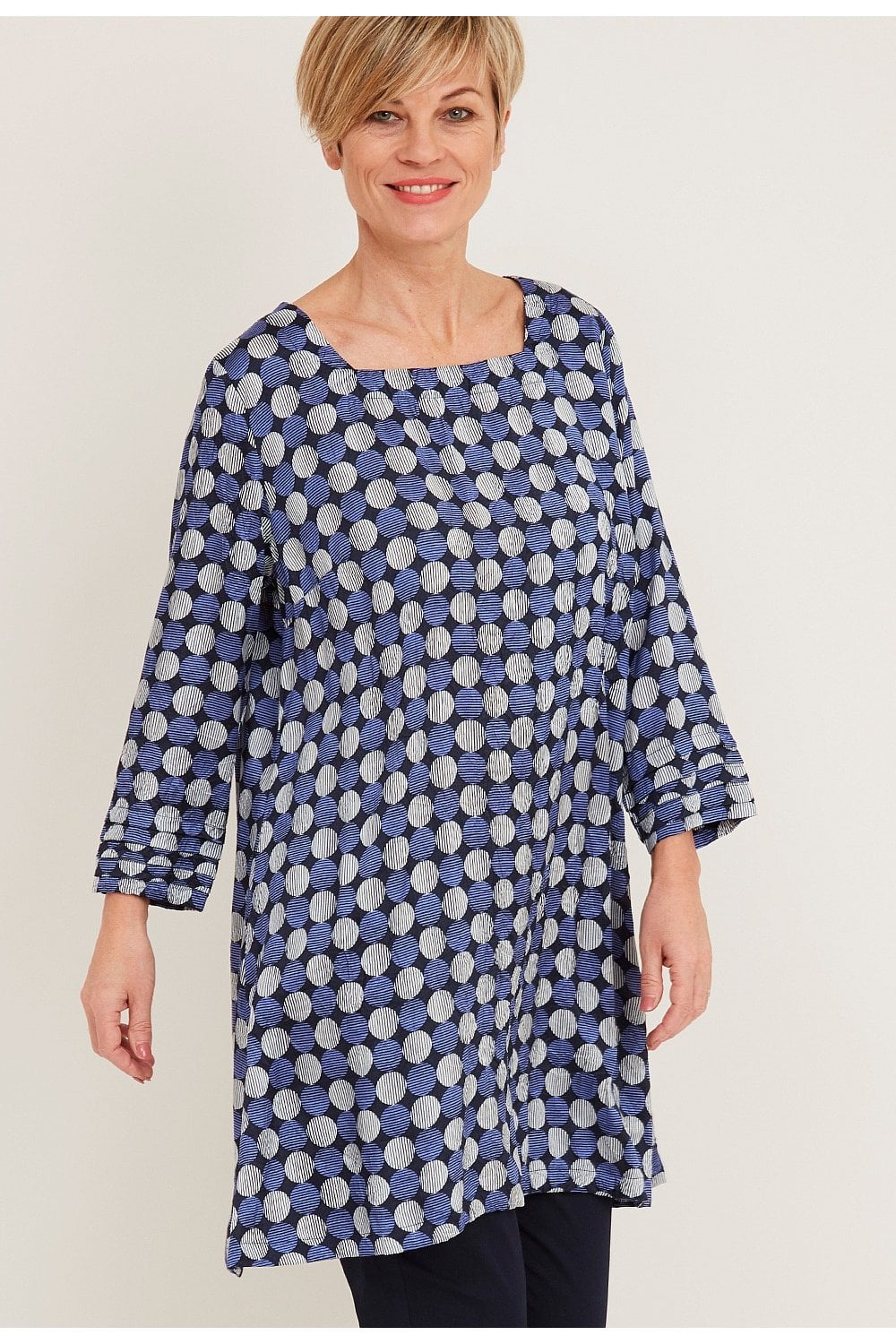 ALYSSA TUNIC | COL=INDIGO