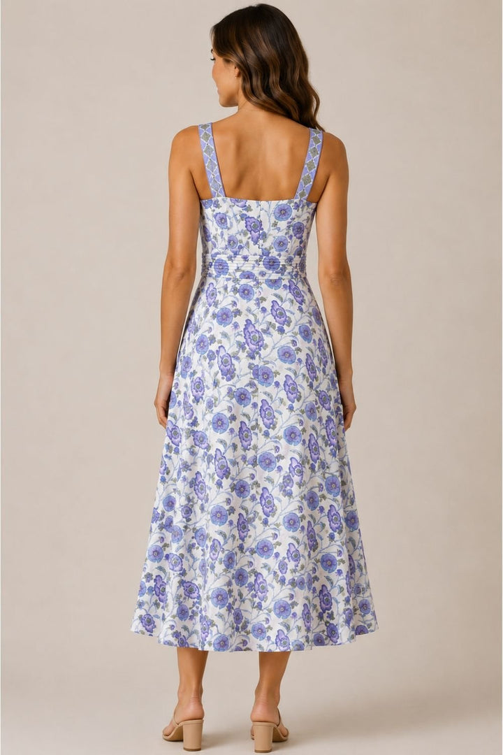 SLEEVELESS SUNDRESS | COL=PURPLE POPPY