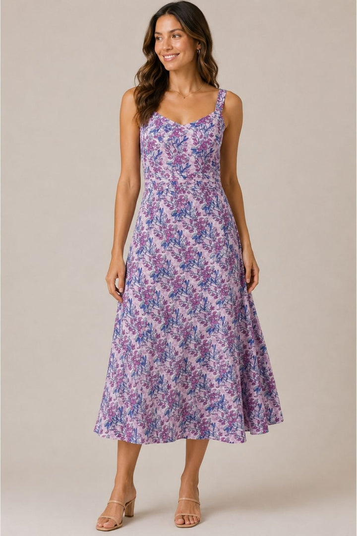 SLEEVELESS SUNDRESS | COL=SWEET PEA