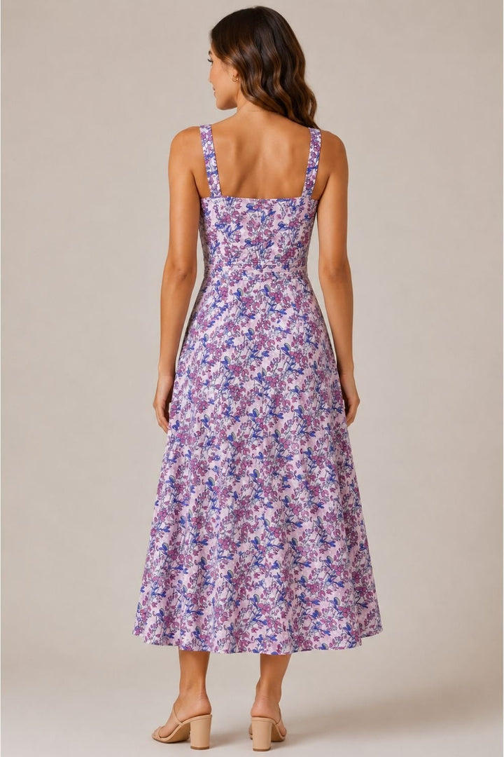 SLEEVELESS SUNDRESS | COL=SWEET PEA