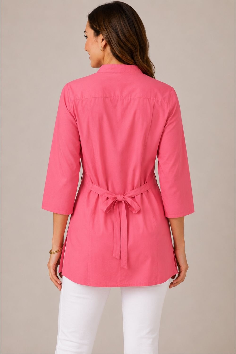 ANOKHI SMOCK COTTON TUNIC | COL=SORBET