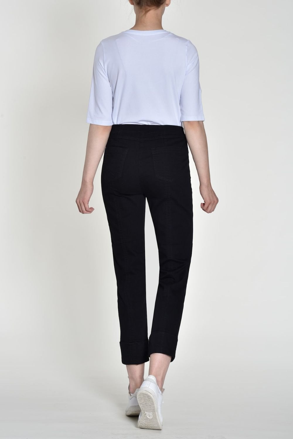 BELLA 7/8  CROP JEAN 09 | COL=BLACK 90,SEABLUE 62