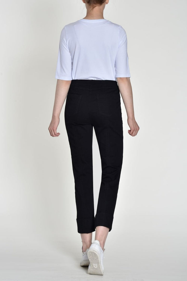 BELLA 7/8  CROP JEAN 09 | COL=BLACK 90,SEABLUE 62