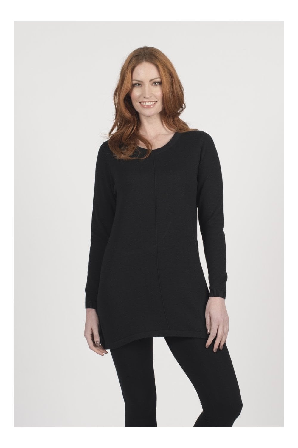 NATALIA KNIT TUNIC | COL=BLACK