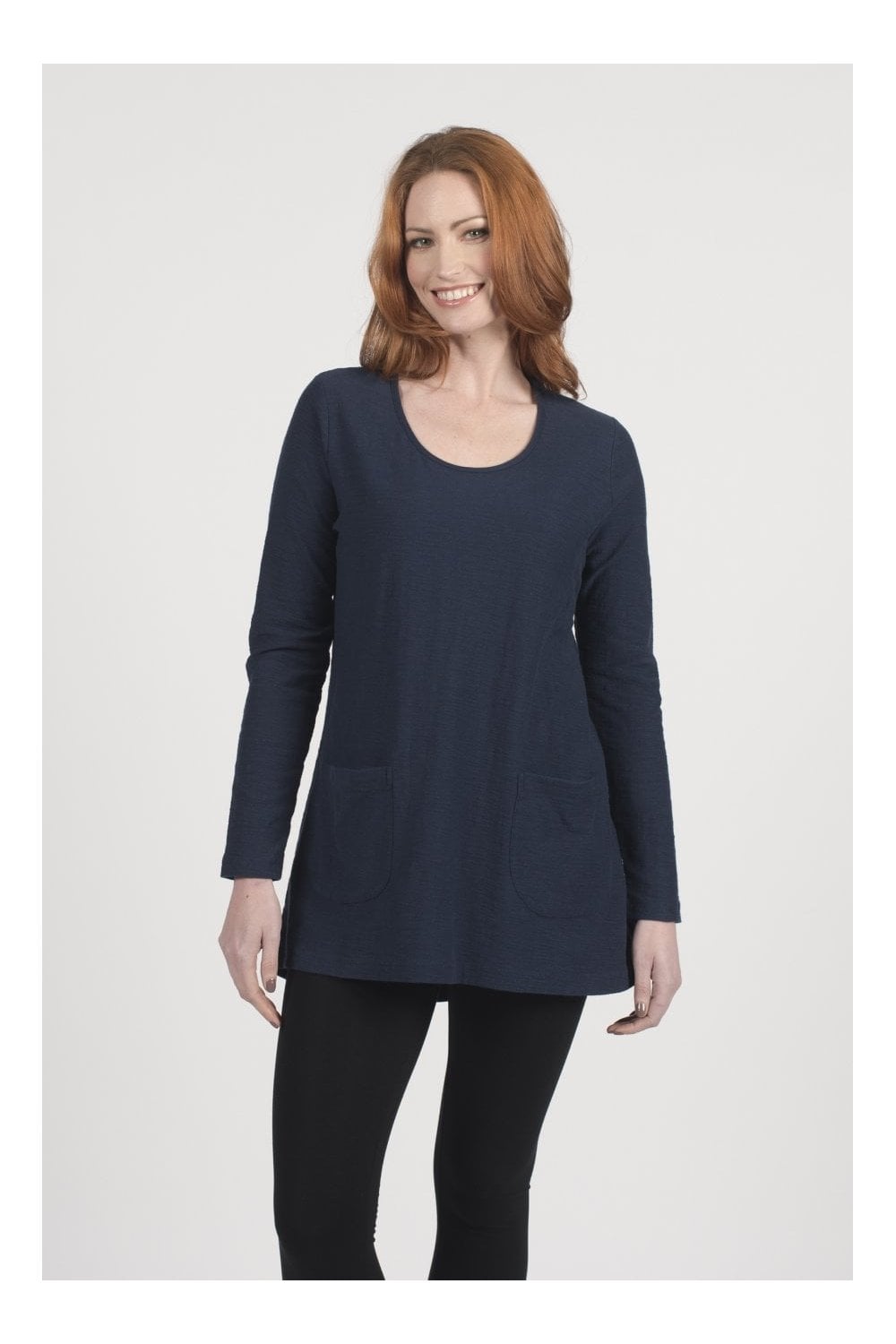 SOLID SLUB TOP | COL=MUSTURD,NAVY,PLUM